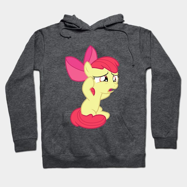 Upset Apple Bloom Hoodie by CloudyGlow